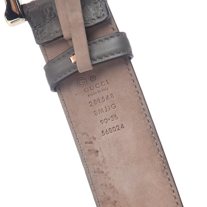 Gucci Soft Microguccissima Margaux Calfskin Belt 90 36 Loess 5 of 5