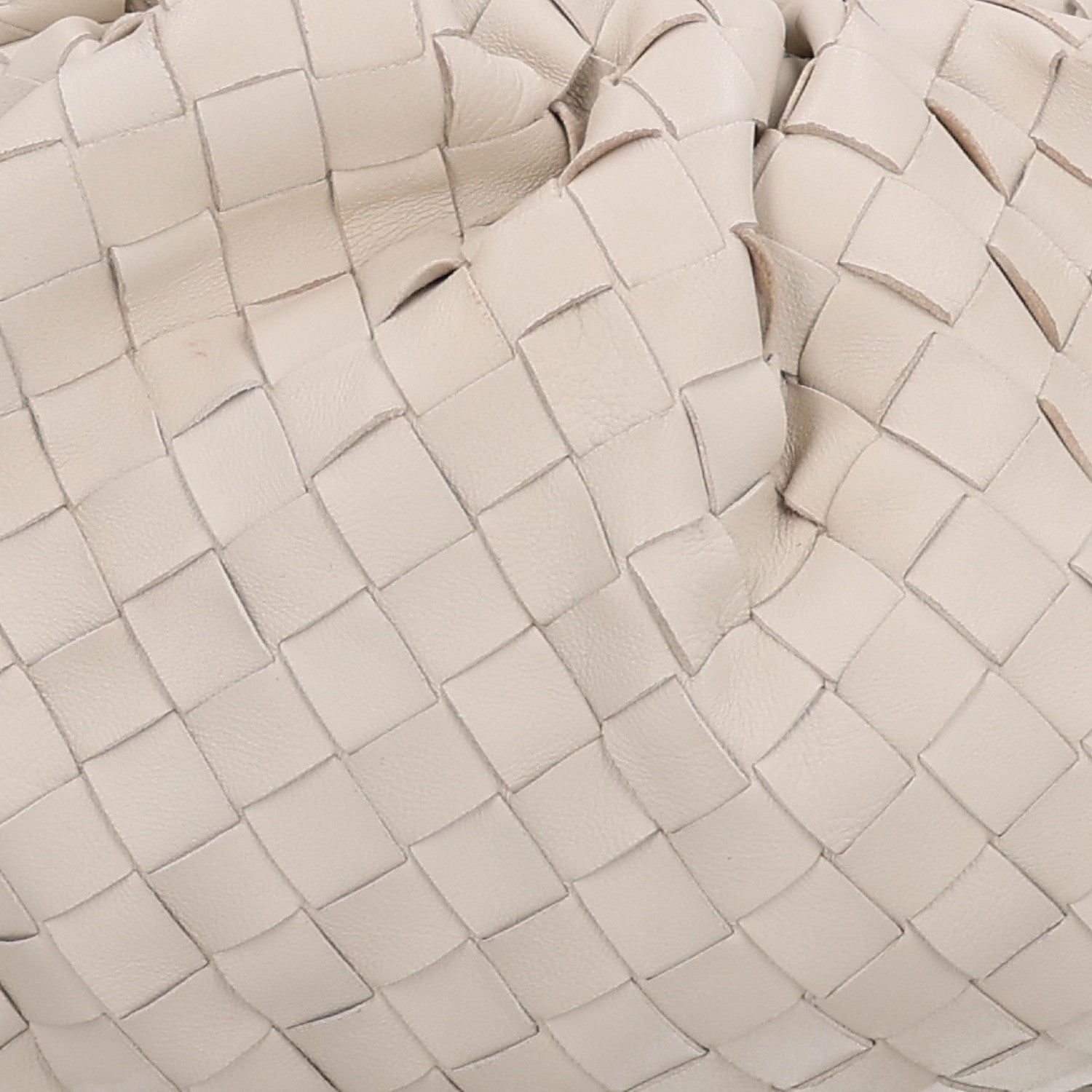 Bottega Veneta Nappa Maxi Intrecciato The Pouch Oversized Clutch Plaster 8 of 10