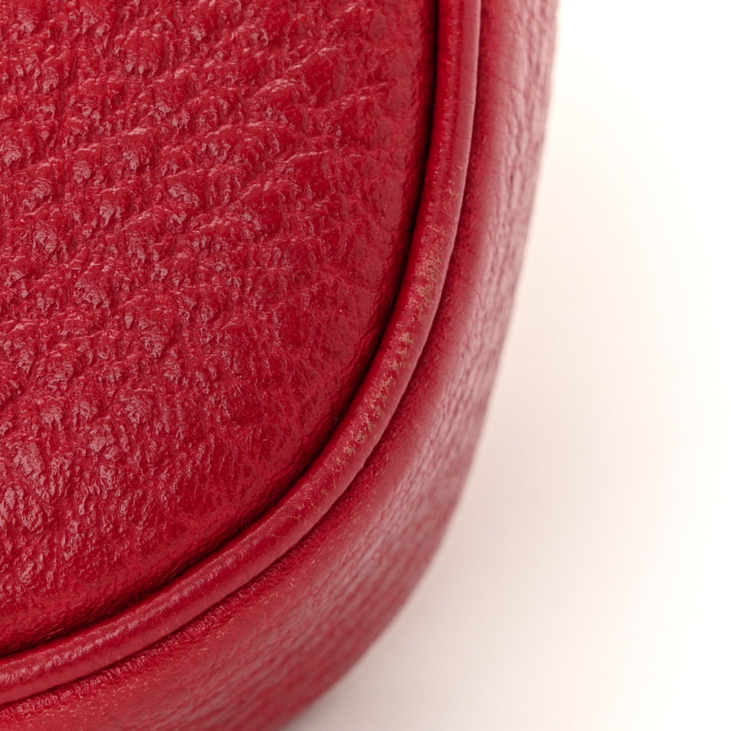 Calfskin Junco Small Hobo Red