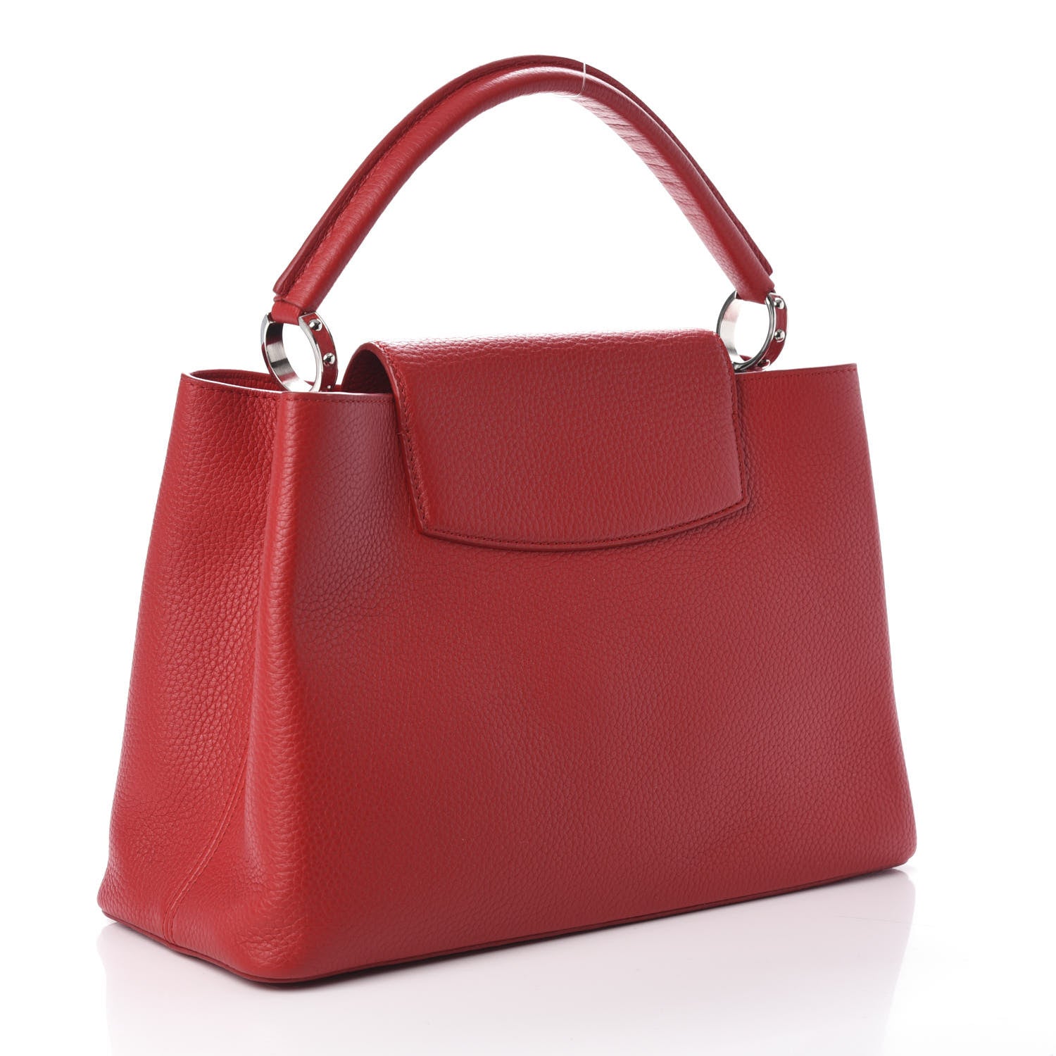 Louis Vuitton Taurillon Capucines MM Rubis 3 of 9