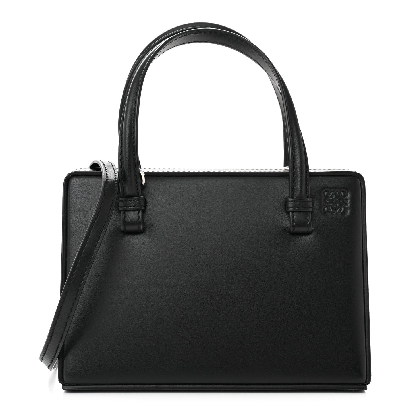 Calfskin Small Postal Bag Black
