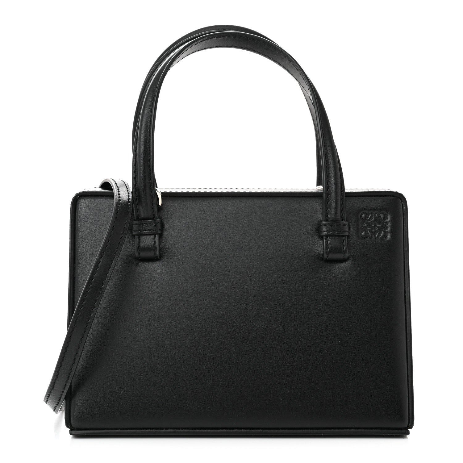 Loewe Calfskin Small Postal Bag Black 1 of 10