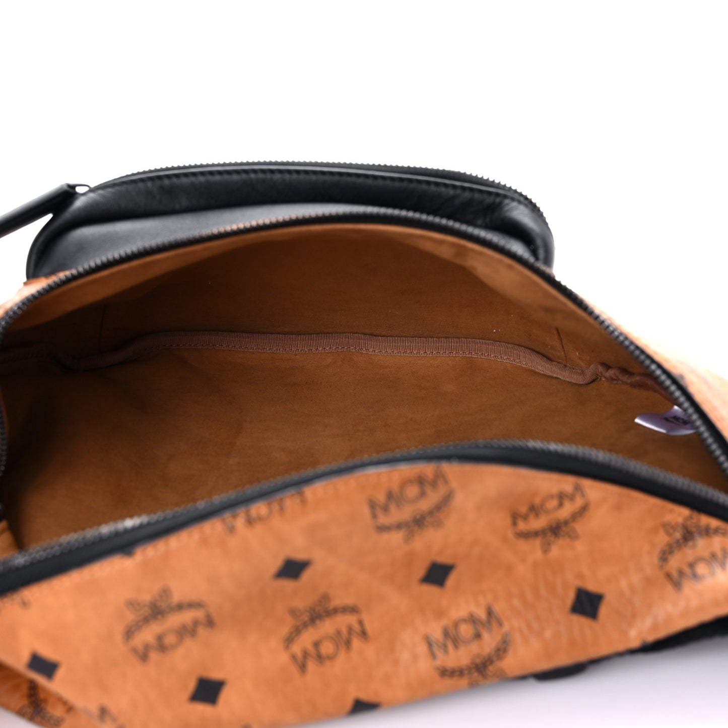 Visetos Medium Belt Bag Cognac Black