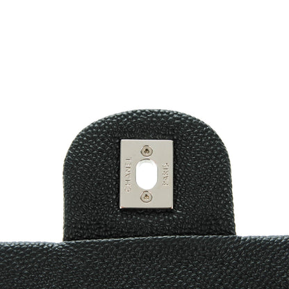 Chanel Caviar Quilted Jumbo Easy Flap Black 6 of 8