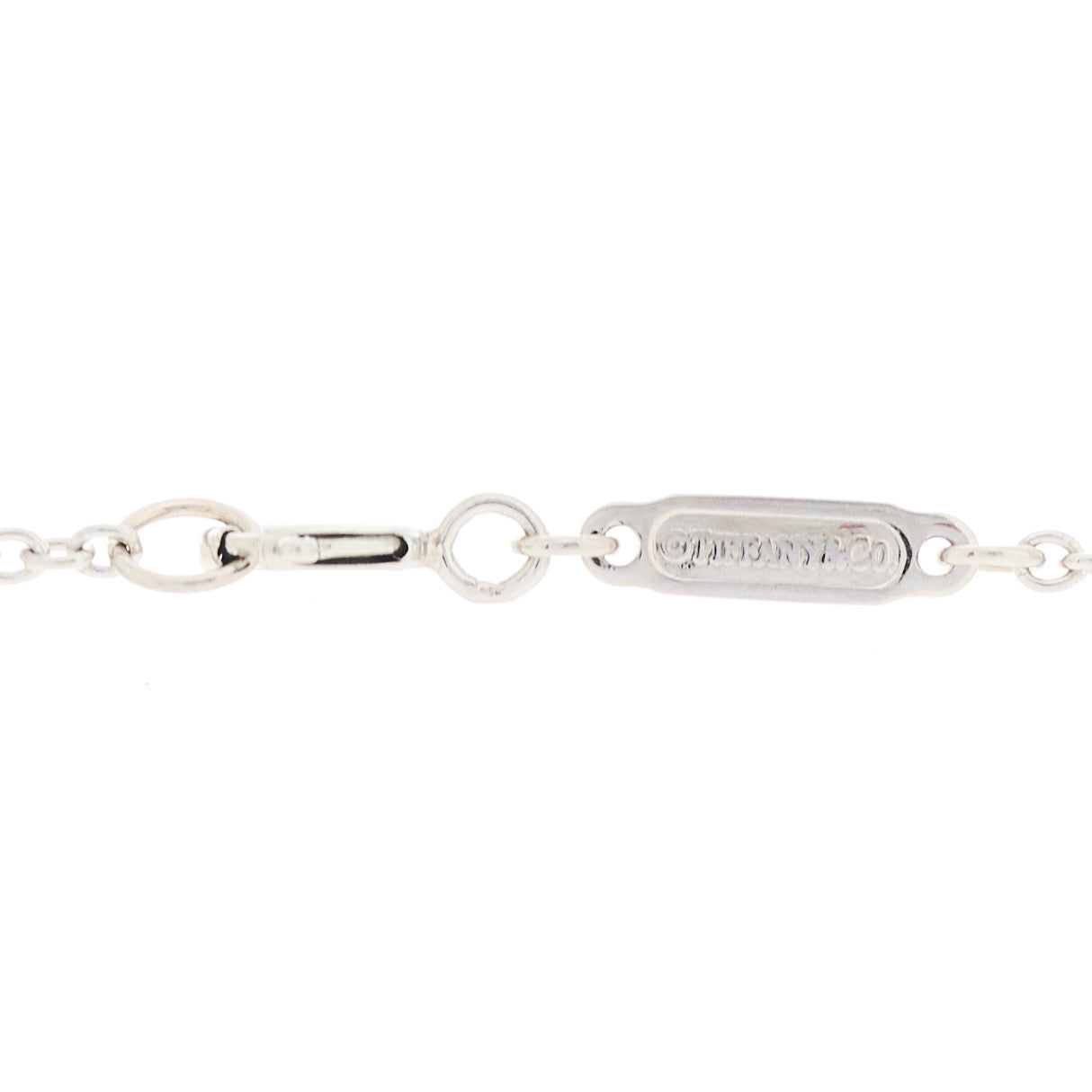 Tiffany Platinum Diamond Victoria Key Pendant Necklace 4 of 7