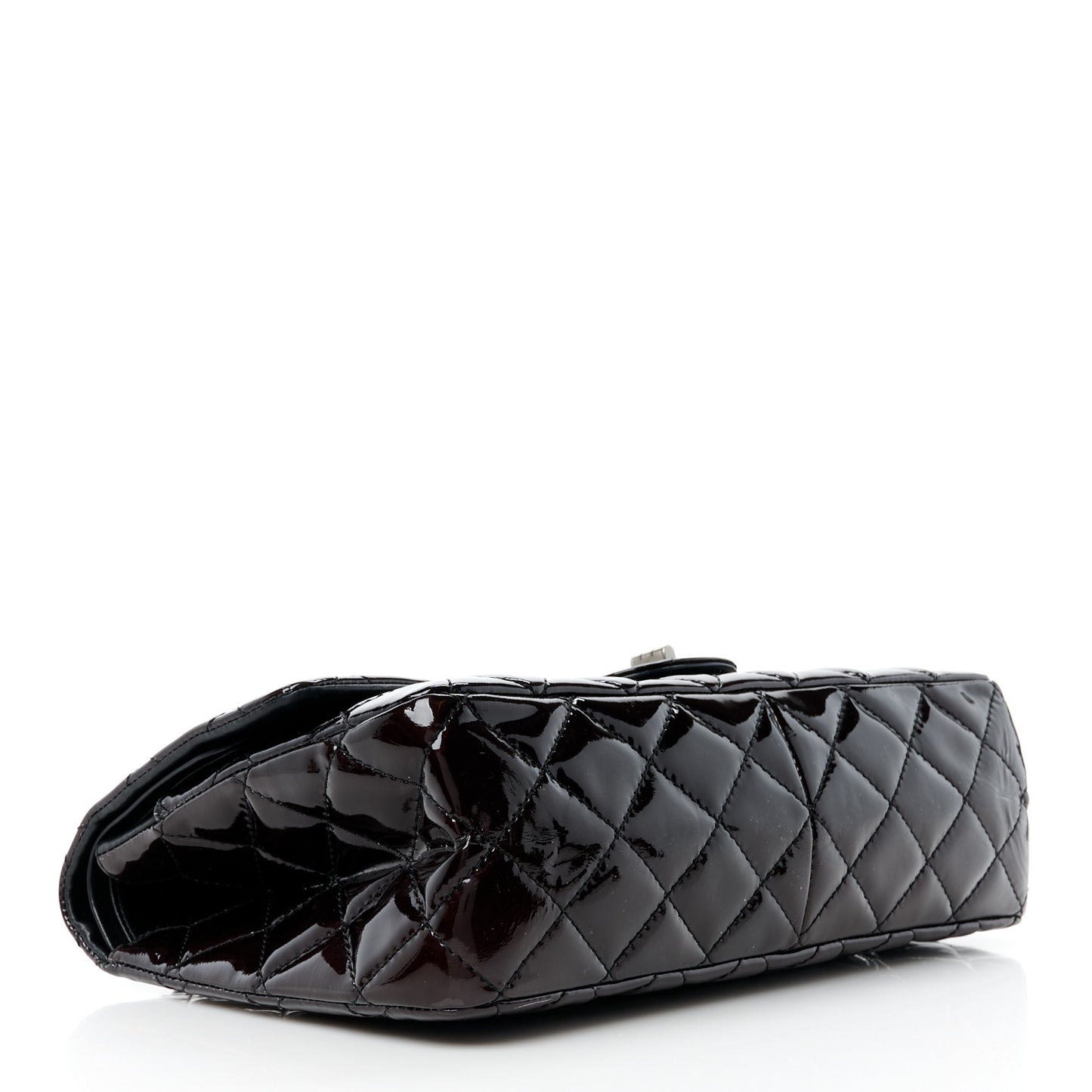 Patent Quilted 2.55 Reissue 227 Flap Black