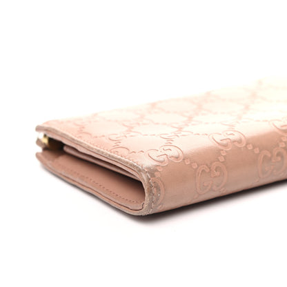 Gucci Guccissima Donna Long Wallet Camelia 7 of 8