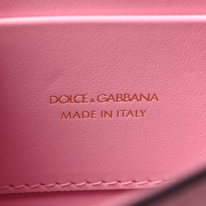Dolce & Gabbana Calfskin 3.5 Flap Crossbody Bag Pink 6 of 9