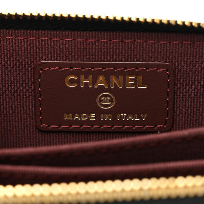 Chanel Caviar Quilted Zip Coin Purse Black 6 of 8
