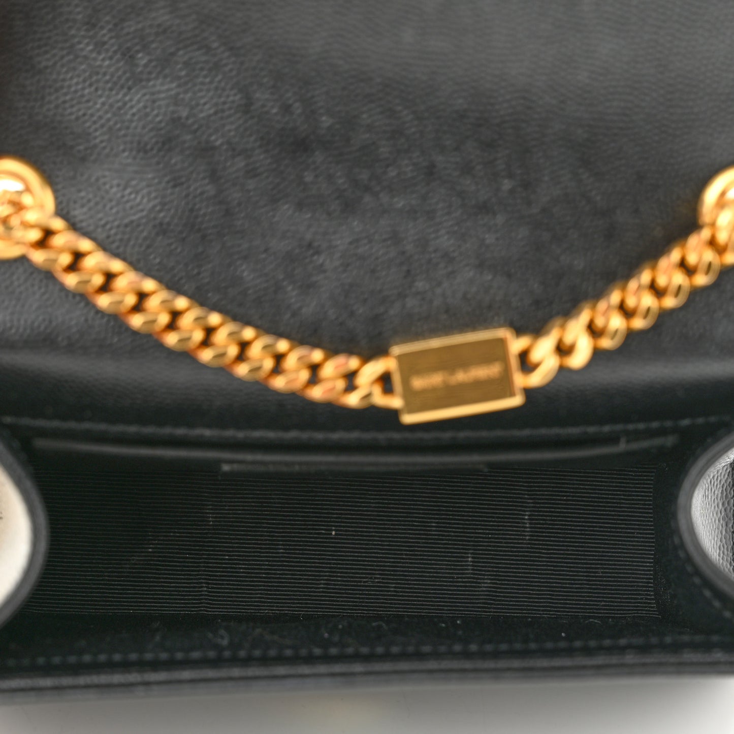 Grain De Poudre Small Monogram Kate Satchel Black