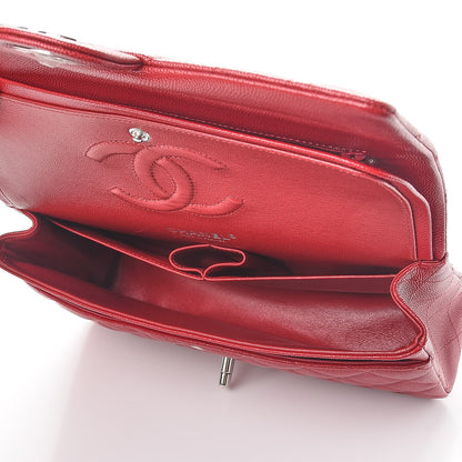 Chanel Caviar Quilted Medium Double Flap Red 6 of 9