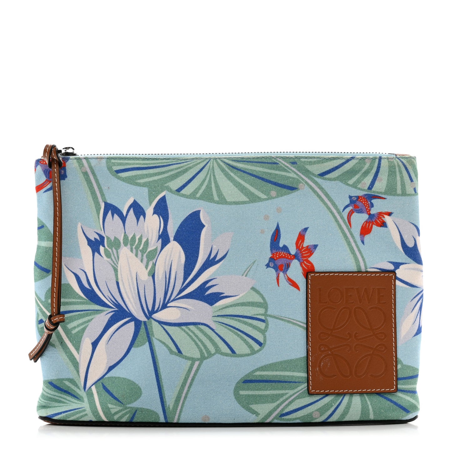 Canvas Waterlily Print Paula's Ibiza Small Pouch