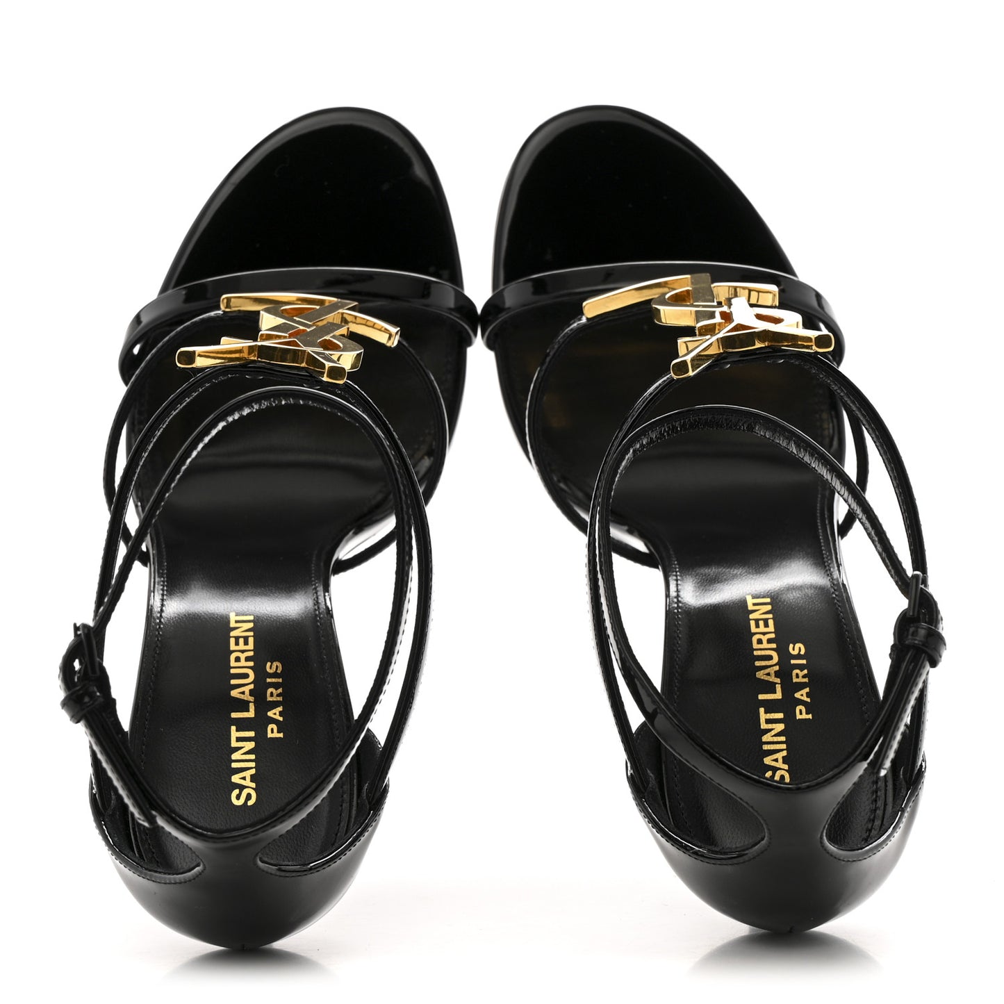 Patent Cassandra 100 Sandals 38.5 Black