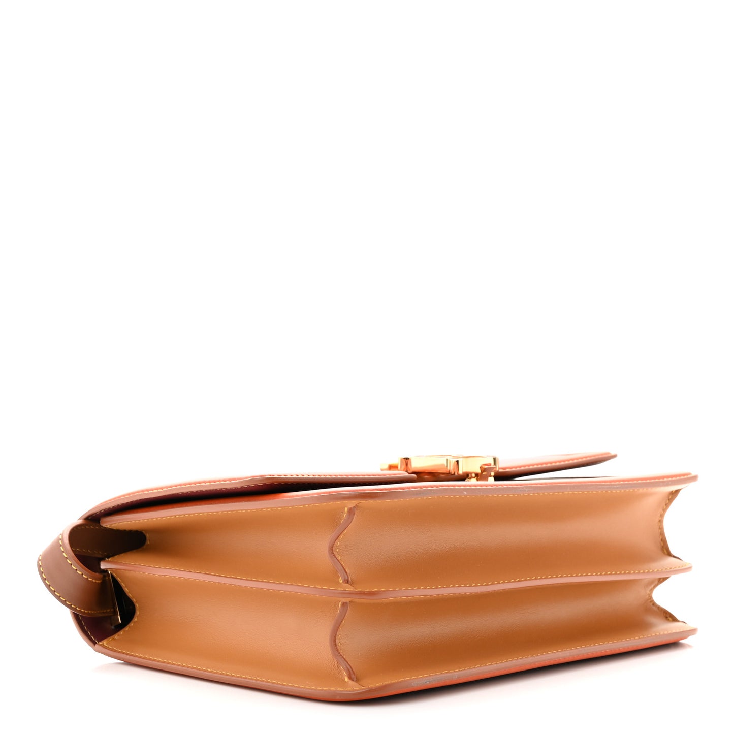 Smooth Calfskin Monogram Medium TB Bag Burgundy Multicolor