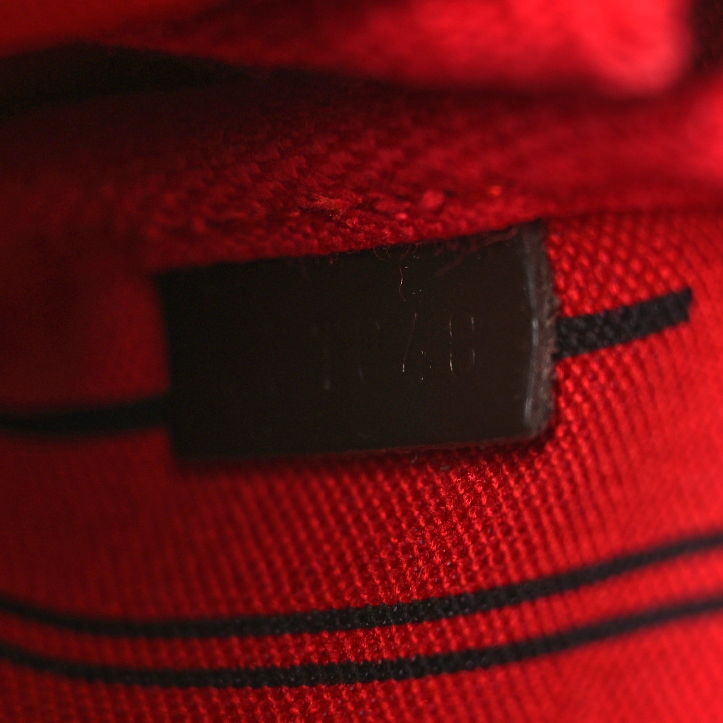 Damier Ebene Complice Trunks and Bags Mini Pochette Accessories Red