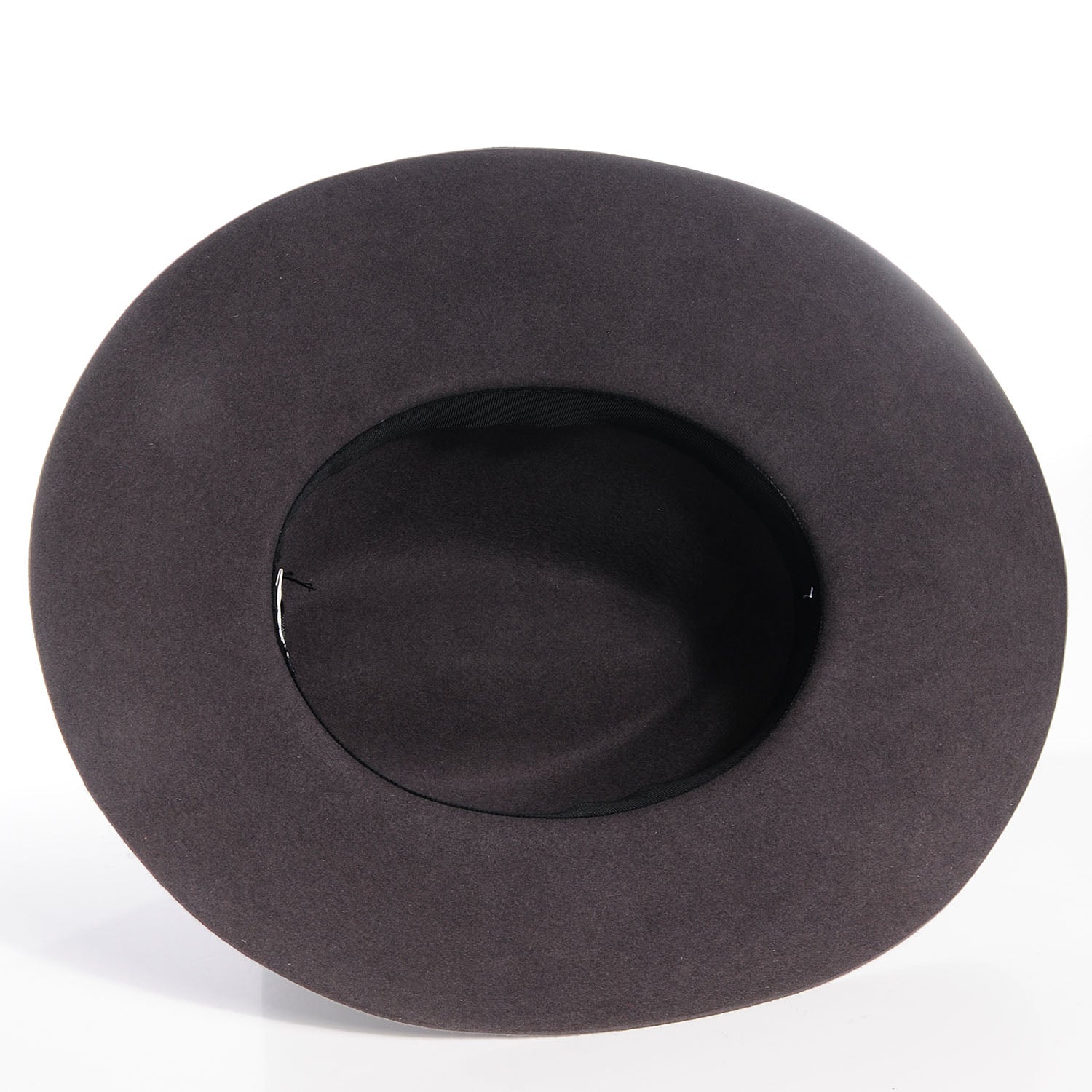 Saint Laurent Rabbit Felt Fedora Size 58 Gray 5 of 5
