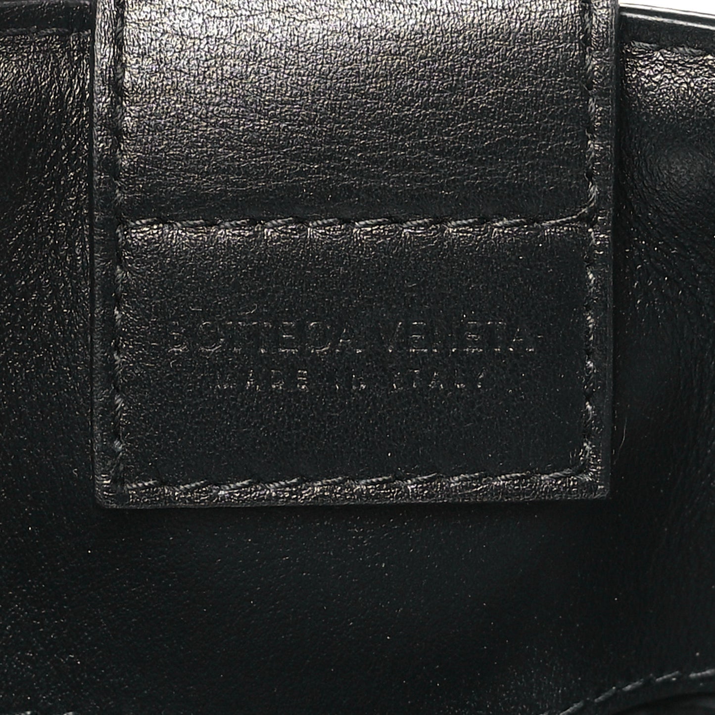Lambskin Intrecciato Laptop Case Black