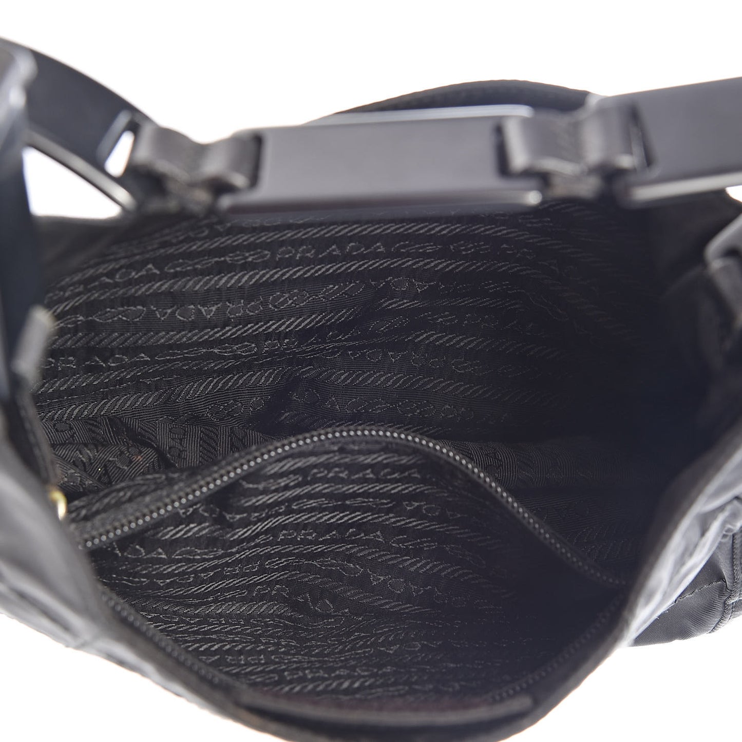 Tessuto Nylon Shoulder Bag Black