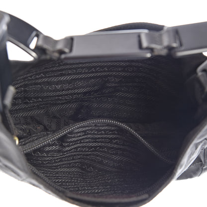 Prada Tessuto Nylon Shoulder Bag Black 5 of 10