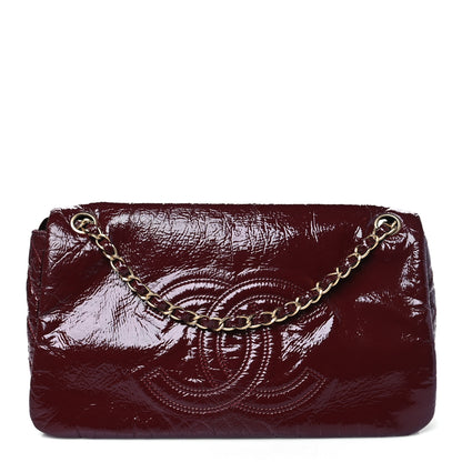 Chanel Vinyl Rock and Chain Medium Flap Bordeaux 1 of 11