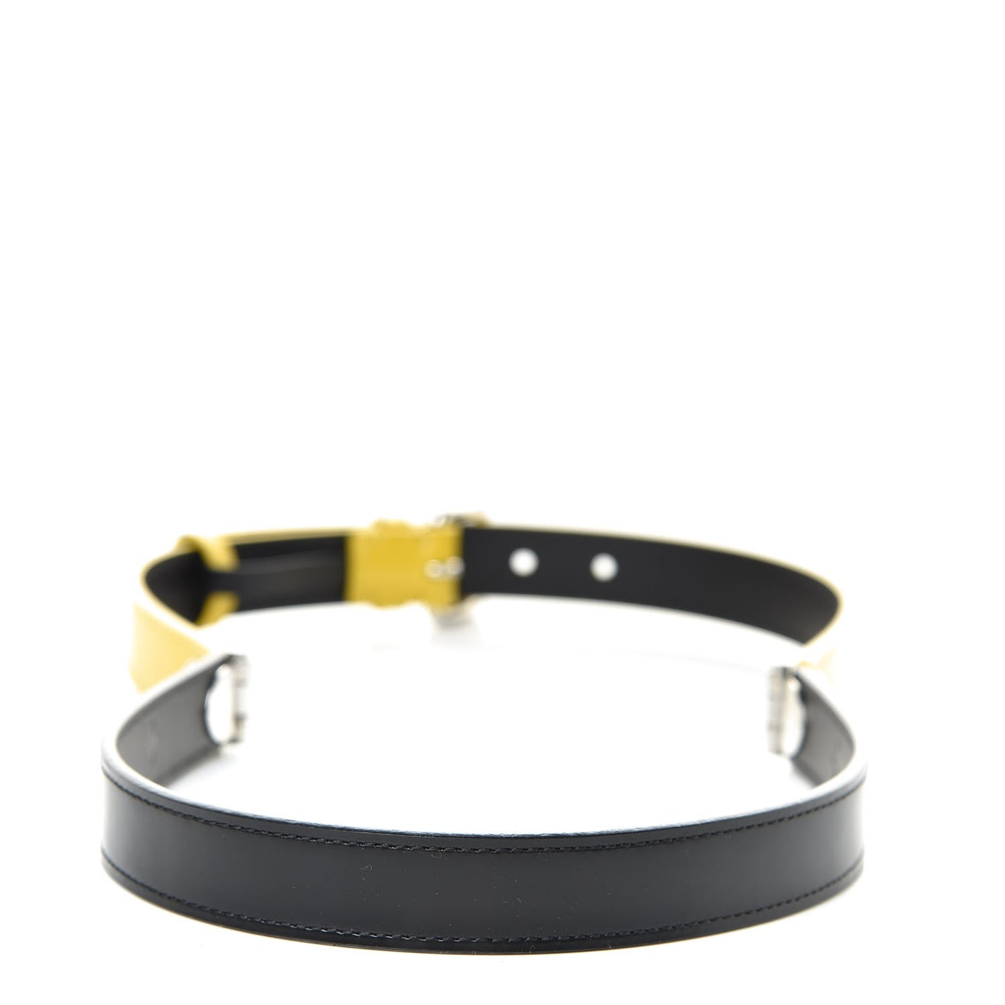 Calfskin 20mm Passion Belt 75 30 Black Yellow