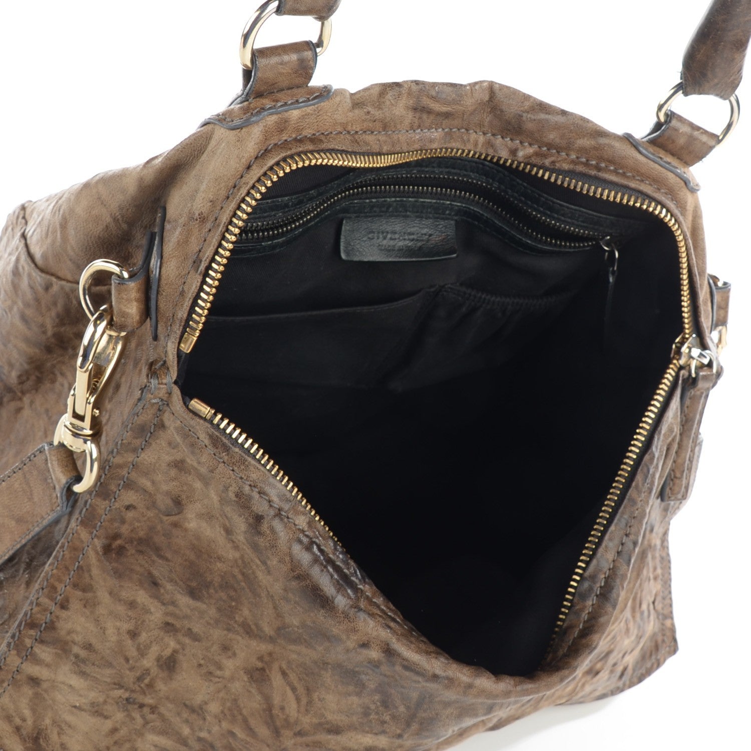 Givenchy Tumbled Sheepskin Large Pandora Brown 5 of 9