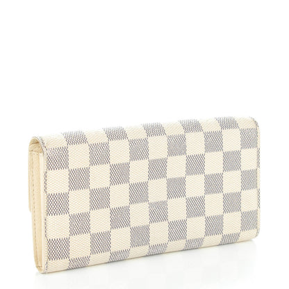 Louis Vuitton Damier Azur Sarah Wallet 3 of 7