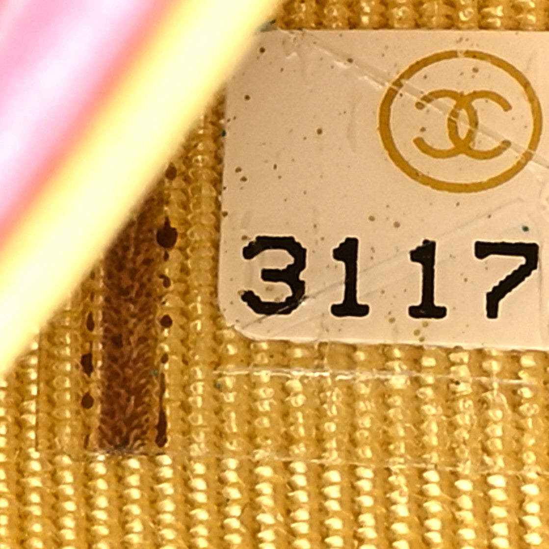 Chanel Lambskin Quilted Medium Flap Wallet Pink Yellow 7 of 7