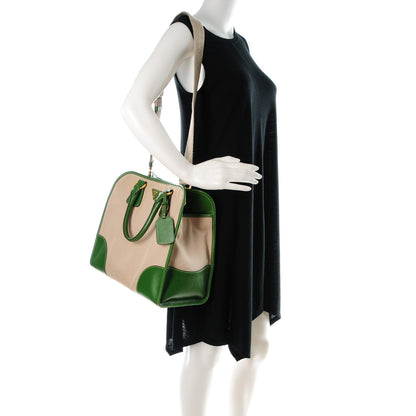 Prada Canapa Saffiano Shopping Tote Corda Larice 2 of 9