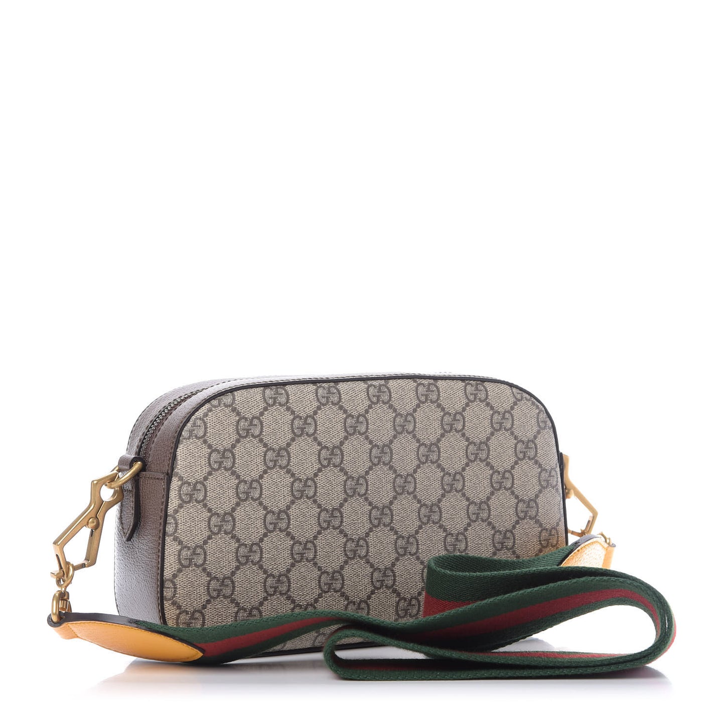 GG Supreme Monogram Web Neo Vintage Shoulder Bag Beige New Acero Crop