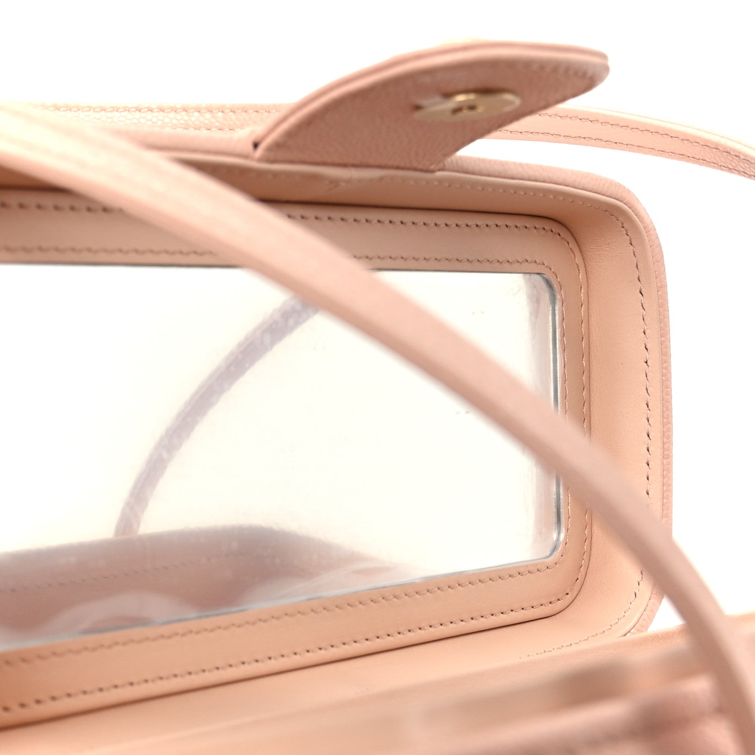 Chanel Shiny Caviar Preppy Coco Long Vanity With Strap Light Pink 11 of 12