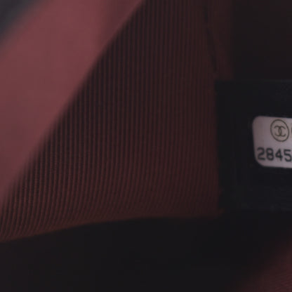 Chanel Lambskin Quilted Small Chain Infinity Top Handle Flap Black 7 of 10