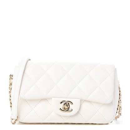 Chanel Lambskin Quilted Mini My Precious Flap White 1 of 10