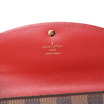 Louis Vuitton Damier Ebene Caissa Wallet Cherry 6 of 8