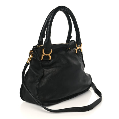 Chloe Calfskin Medium Marcie Satchel Black 3 of 6
