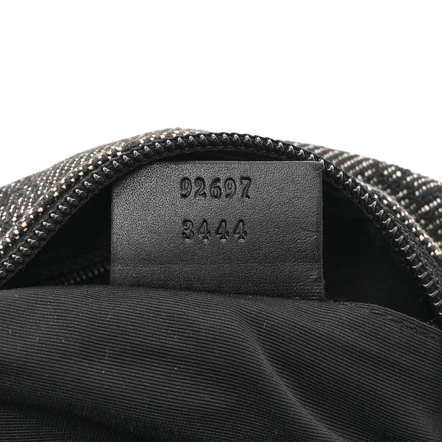 Denim Monogram GG Signature Shoulder Bag Black