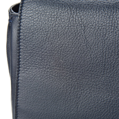 Givenchy Waxy Grained Calfskin Medium Pandora Pure Flap Bag Night Blue 14 of 15