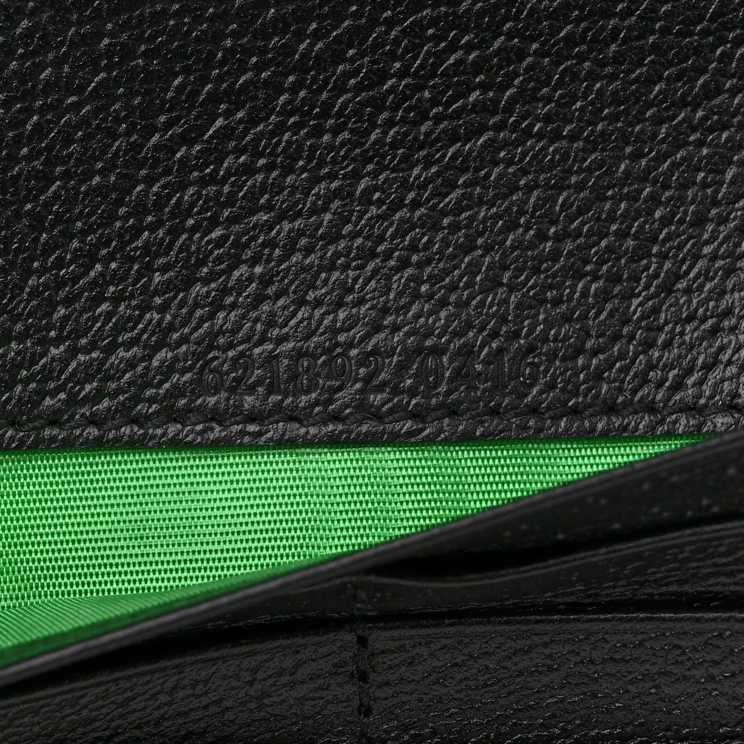 Gucci X ADIDAS Monogram Textured Dollar Calfskin Trefoil Embossed Wallet On Chain Blue 6 of 11