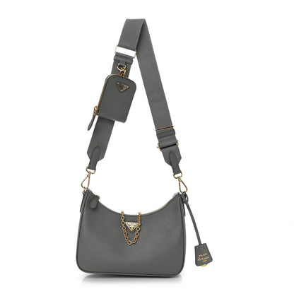Prada Saffiano Re-Edition 2005 Shoulder Bag Ardesia 1 of 11