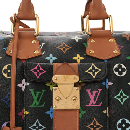 Louis Vuitton Monogram Multicolor Speedy 30 Black 8 of 11