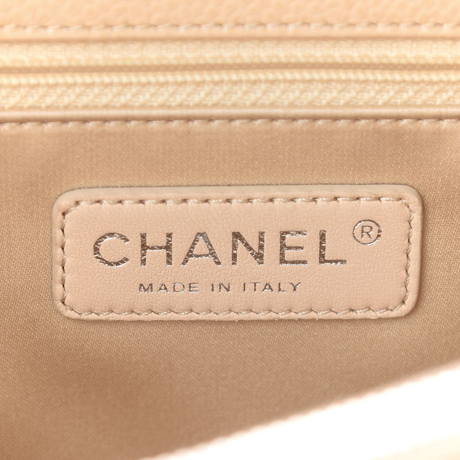 Chanel Caviar Quilted Grand Shopping Tote GST Beige Clair 6 of 10