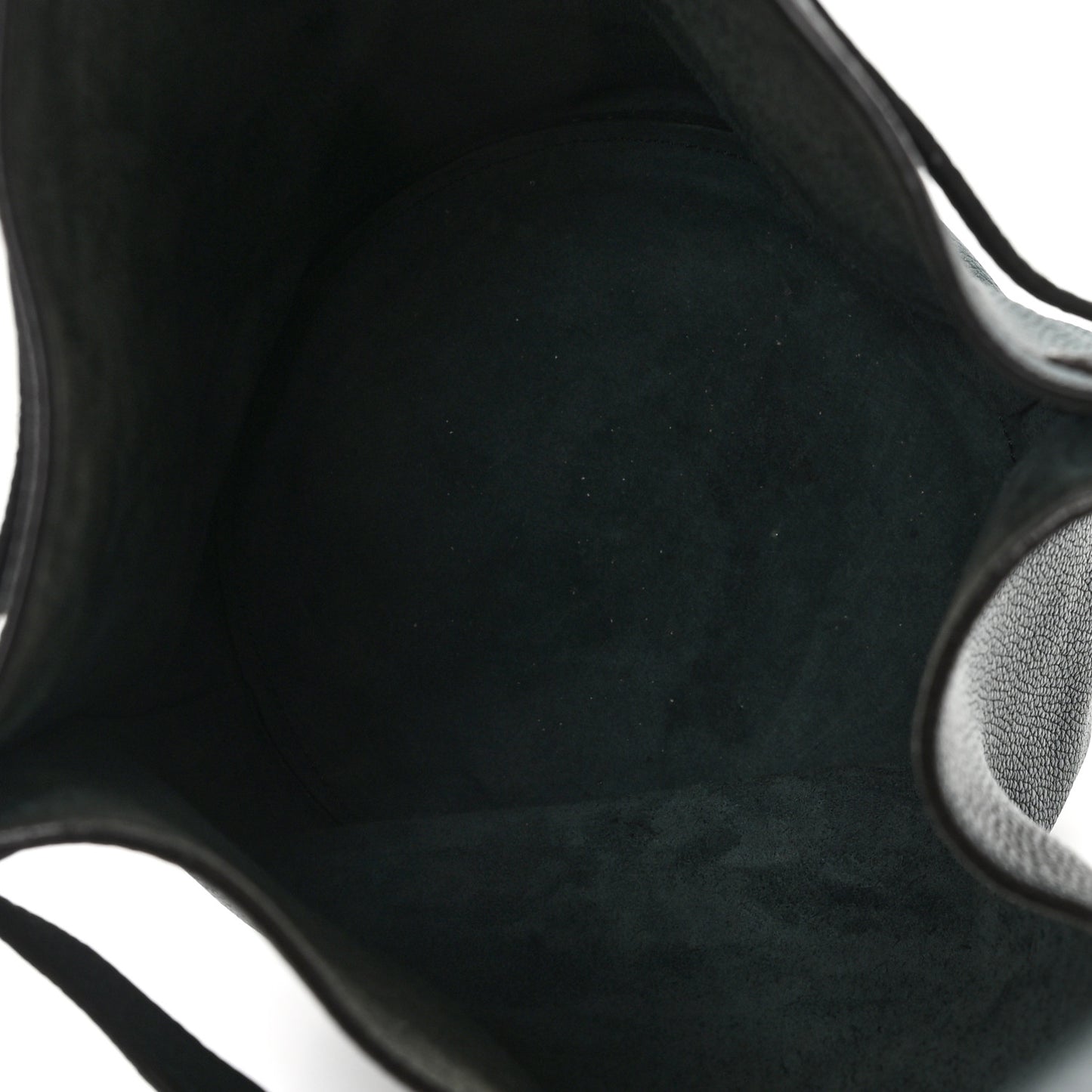 Supple Grained Calfskin Big Bag Bucket Amazone