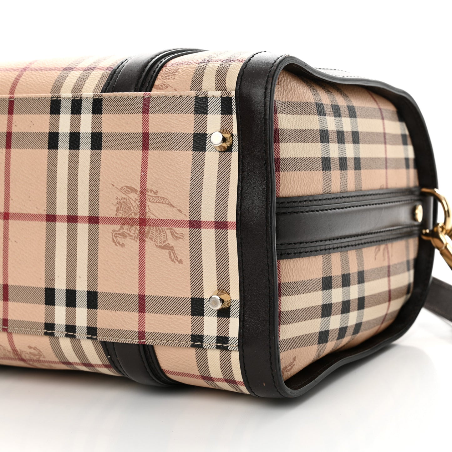 Haymarket Check Medium Alchester Bowling Bag Chocolate