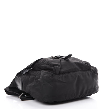 Prada Tessuto Nylon Single Buckle Messenger Bag Black 3 of 13