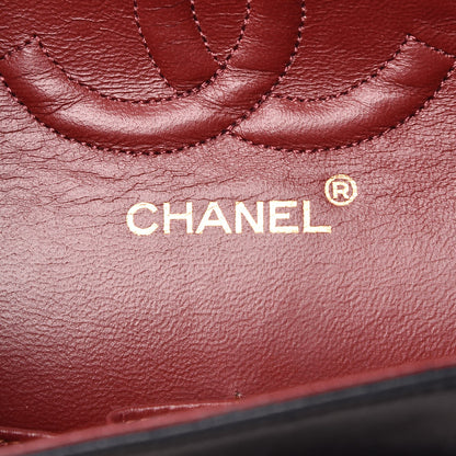 Chanel Lambskin Quilted Medium Double Flap Black 7 of 12