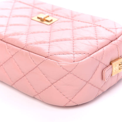 Chanel Aged Calfskin Quilted Mini Reissue Camera Case Pink 8 of 10