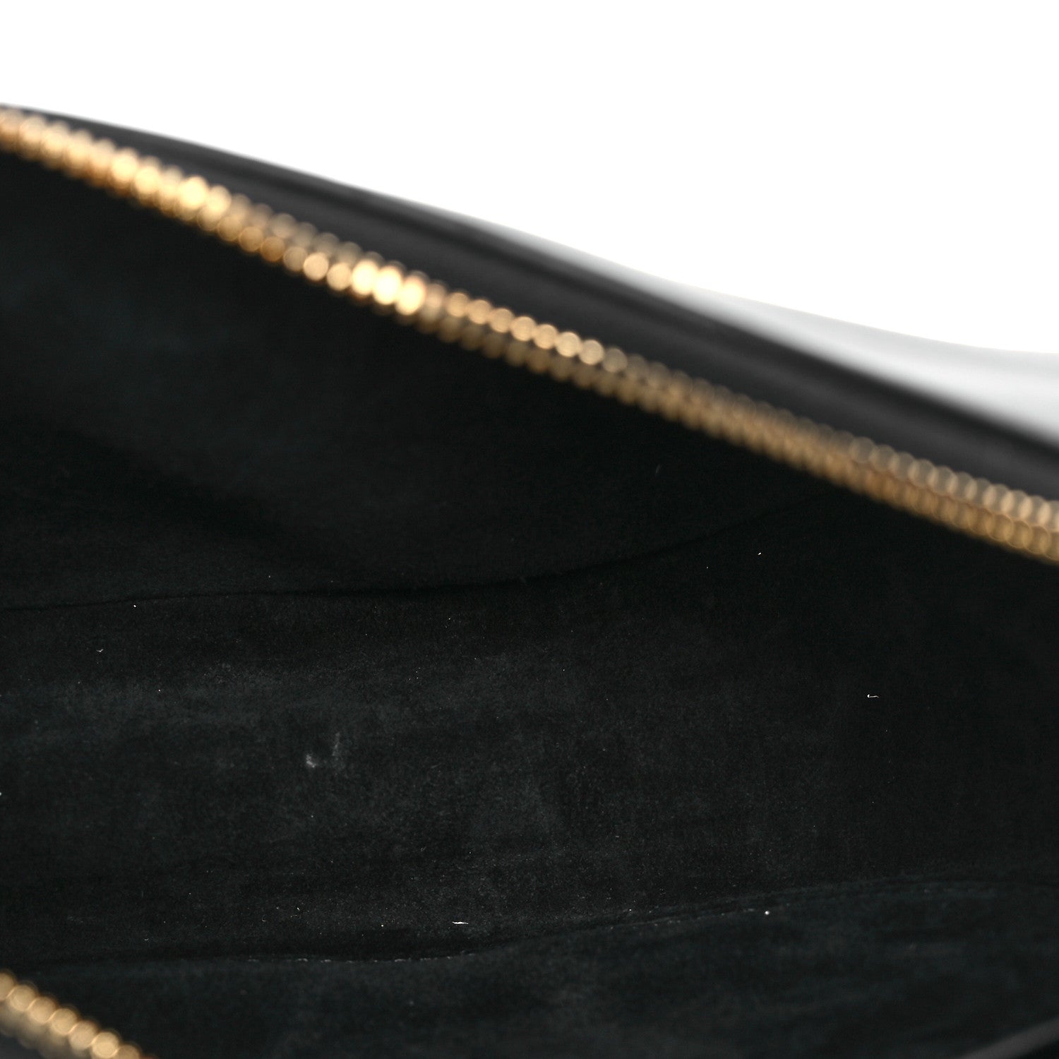 Celine Smooth Calfskin Medium Strap Ava Triomphe Shoulder Bag Black 5 of 10