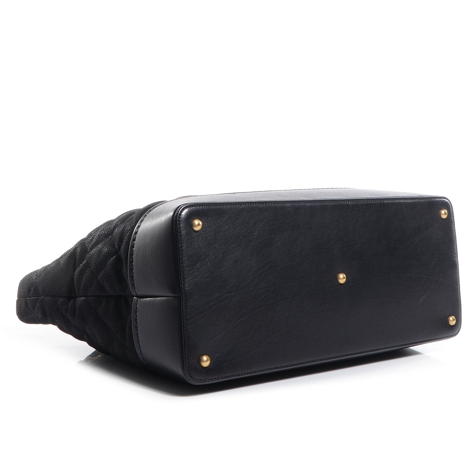 Chanel Iridescent Grained Calfskin Large Tote Black 4 of 9