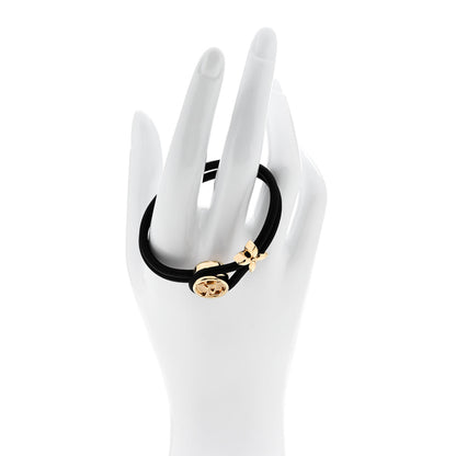 Louis Vuitton Calfskin Keep A Secret Bracelet 17 Black 2 of 4