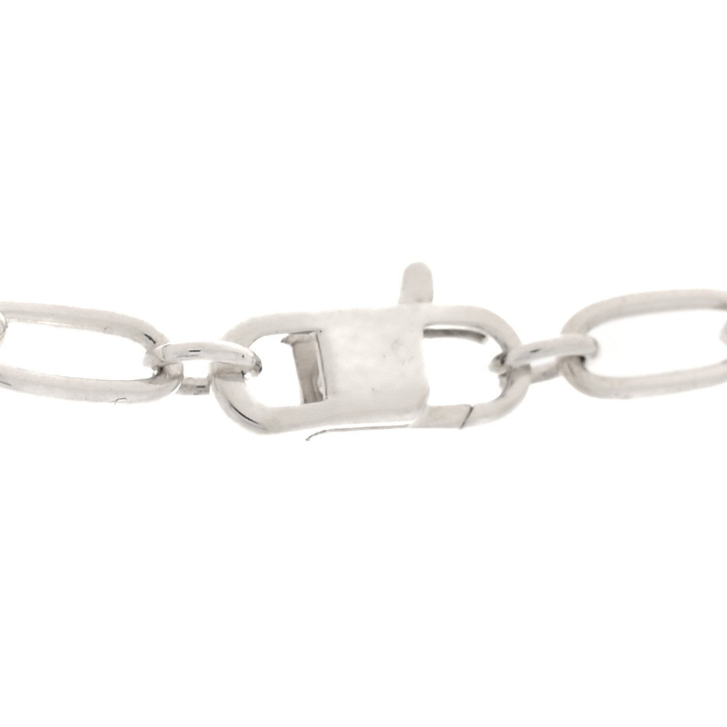 Tiffany Sterling Silver 1837 Double Lock Necklace 4 of 5